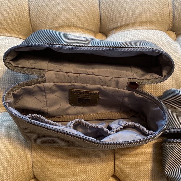 Never Used BVLGARI Zip Cosmetic Travel Toiletry Bags (Two) - Picture 3 of 3